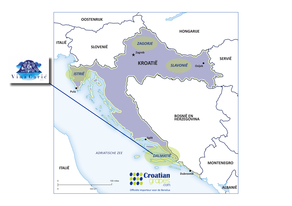 Vina Caric wijn uit kroatie